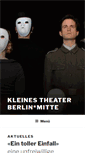 Mobile Screenshot of kleinestheaterberlinmitte.de