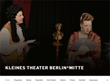 Tablet Screenshot of kleinestheaterberlinmitte.de